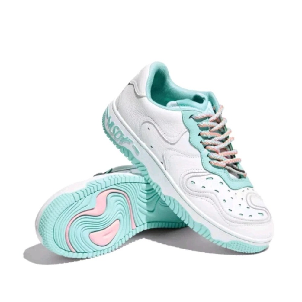 Mens Size 4 - MSCHF Super Normal 2 White Mint Green Shoes Sneakers NEW